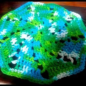 Handmade crochet trivet
